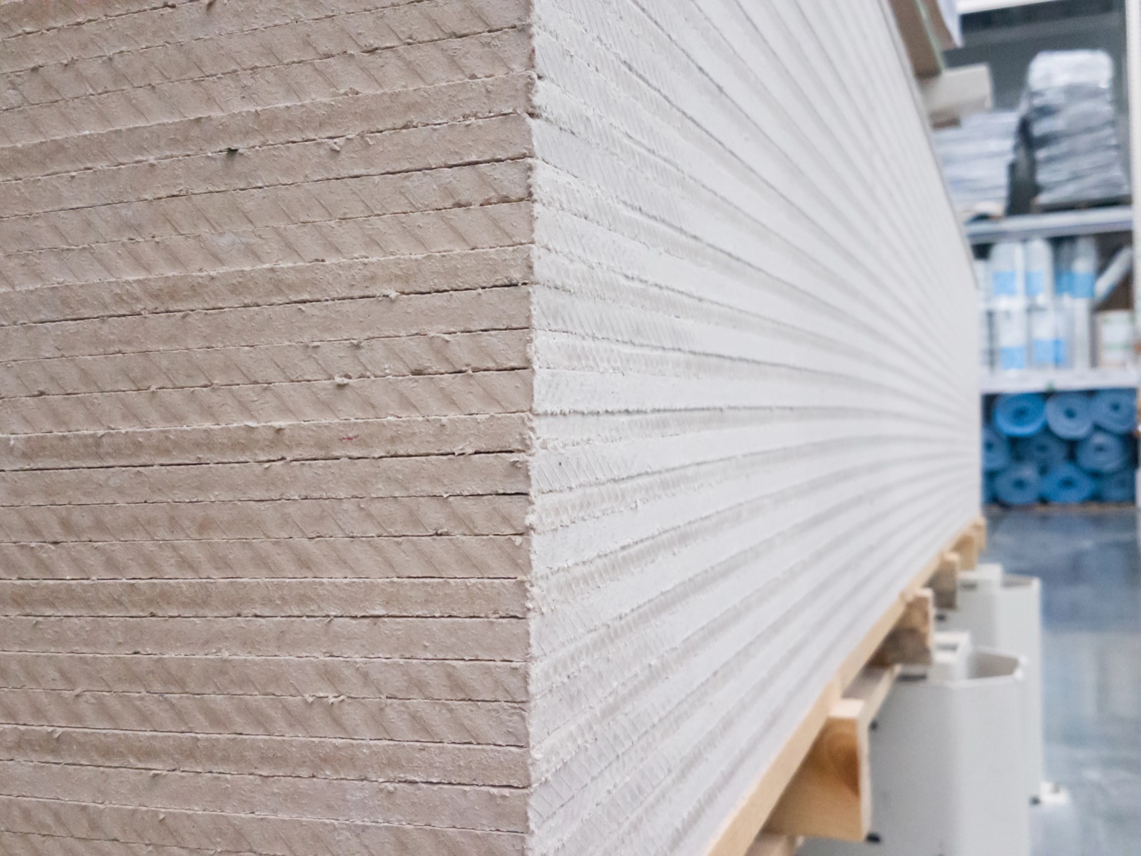 Stacked drywall sheets ready for a commercial build-out in Springfield, MO